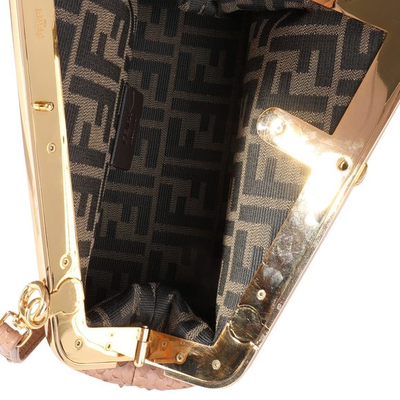 Fendi Tan Python Small First Bag - Picture 8 of 8